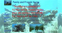 Desktop Screenshot of familyandfriendsdiving.com